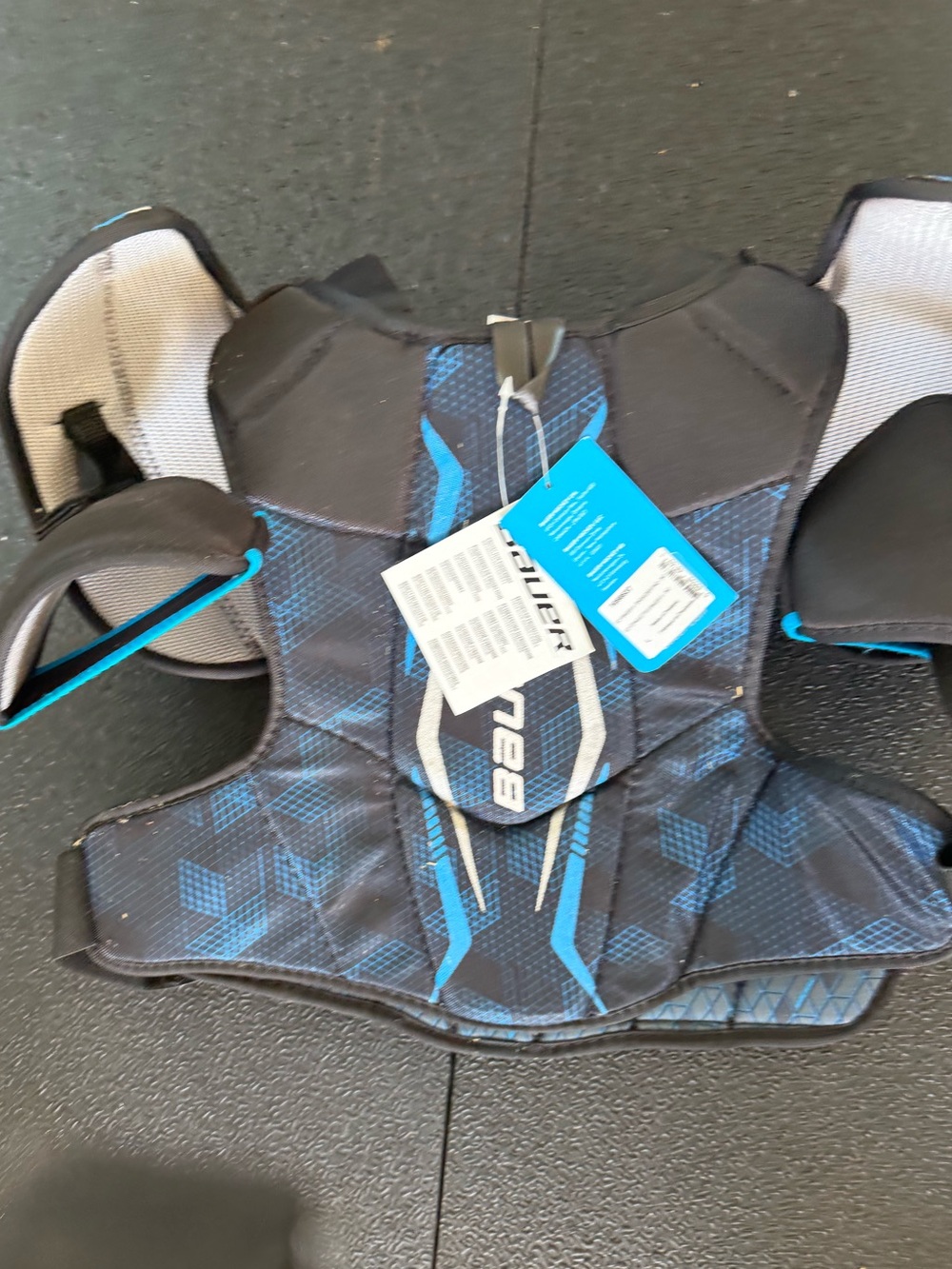 Bauer Youth Chest Protector in Black and Blue